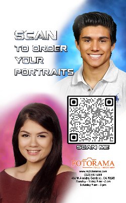 QR Code flyer for picture day